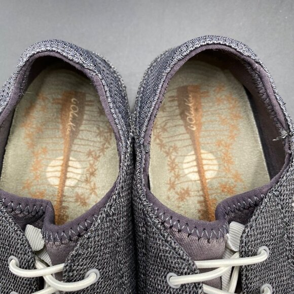 Olukai Waialua Lace Grey Slip-On Sneakers Women's Size 8.5 Gray/Pavement - Picture 10 of 11
